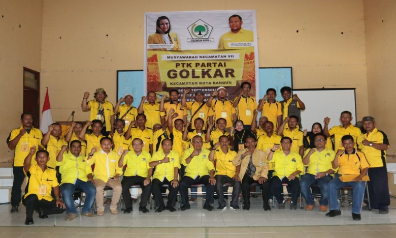 Golkar Kota Bangun dan Muara Kaman Sukses Gelar Muscam