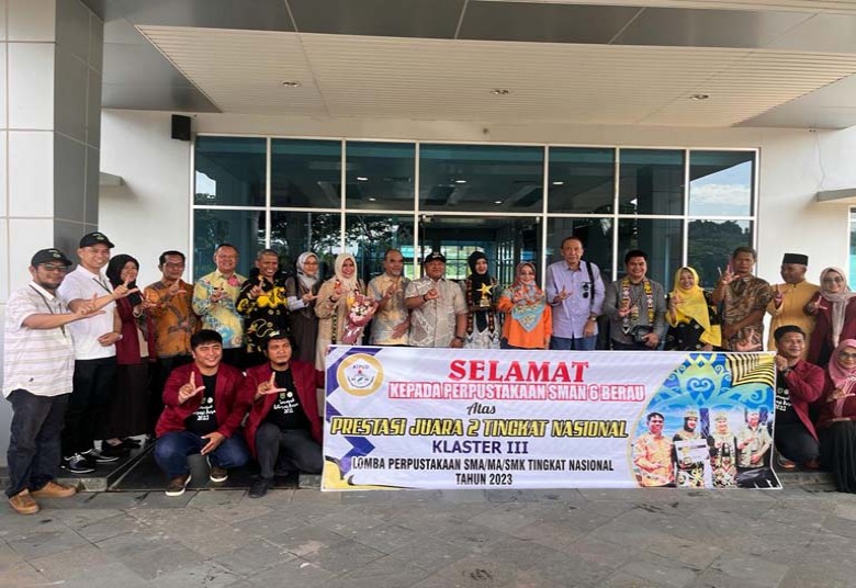 Perpustakaan SMA 6 Berau Juara 2 Nasional, Lomba Perpustakaan Sekolah Klaster III Tahun 2023