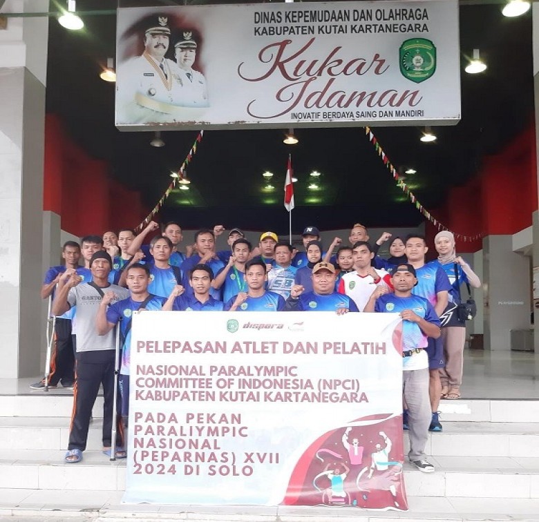 25 Atlet Paralympic Kukar Siap Berlaga di Peparnas XVll Solo 2024