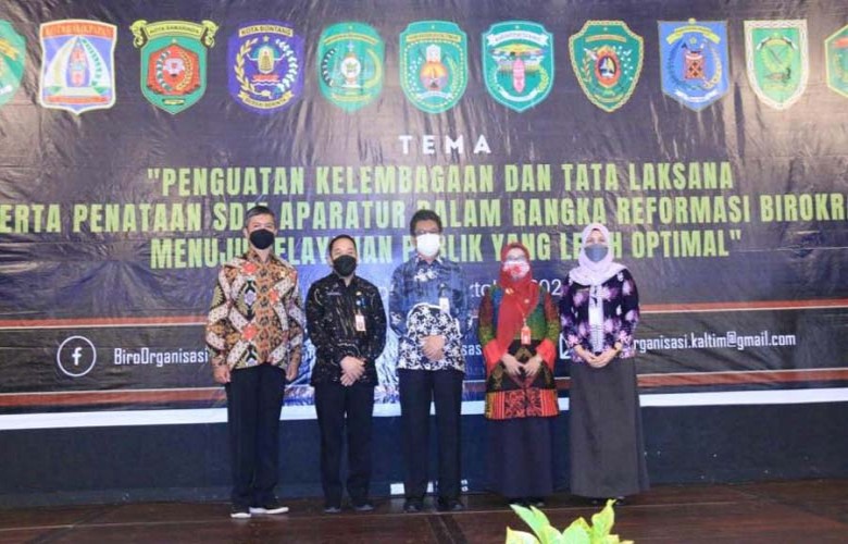 Buka Rakor Bidang Organisasi se Kaltim Tahun 2021, Sa'bani Tegaskan Peta Jabatan Sangat Penting