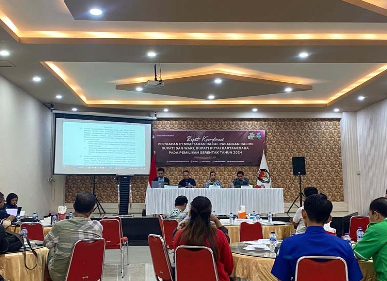 KPU Kukar Gelar Rakor, Terkait  Persiapan Tes Kesehatan Bapaslon Pilkada Kukar 2024