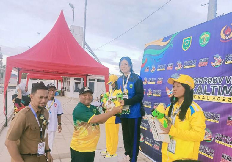 Berau Borong 4 Medali Emas di Cabor Renang