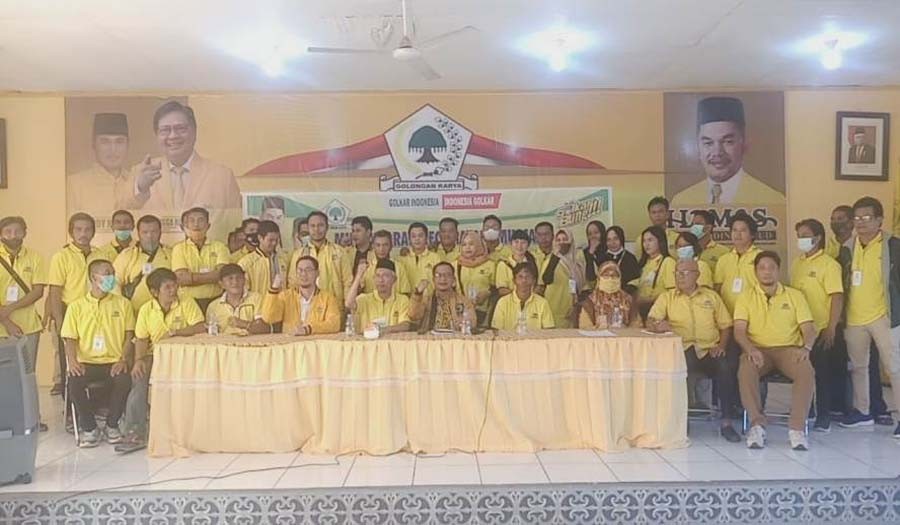 Terpilih Aklamasi, Deni Ruslan Nahkodai PTK Golkar Tenggarong