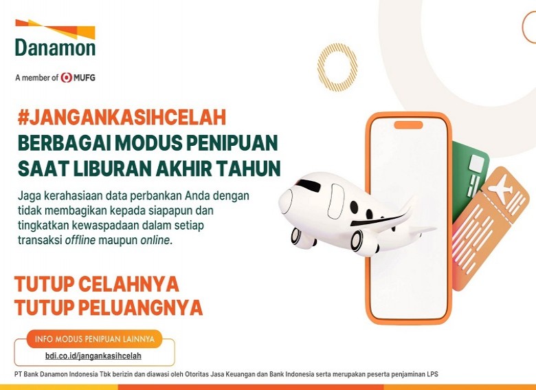 Libur Nataru 2025–2026, Danamon Ingatkan Bahaya Penipuan: Jangan Sampai Liburan Berujung Kerugian
