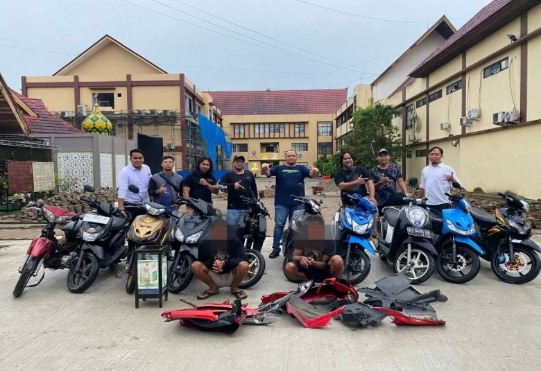 Dua Pelaku Curanmor Ditangkap Polisi