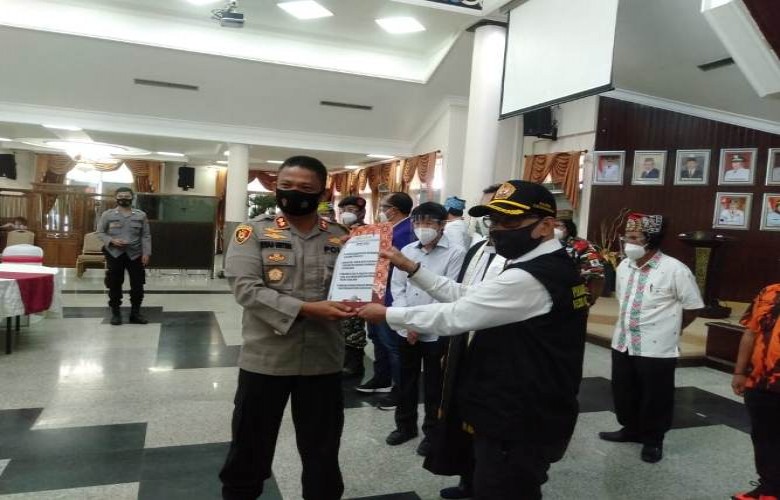 Polres Kukar Kerahkan 611 Personil Amankan Pilkada 2020