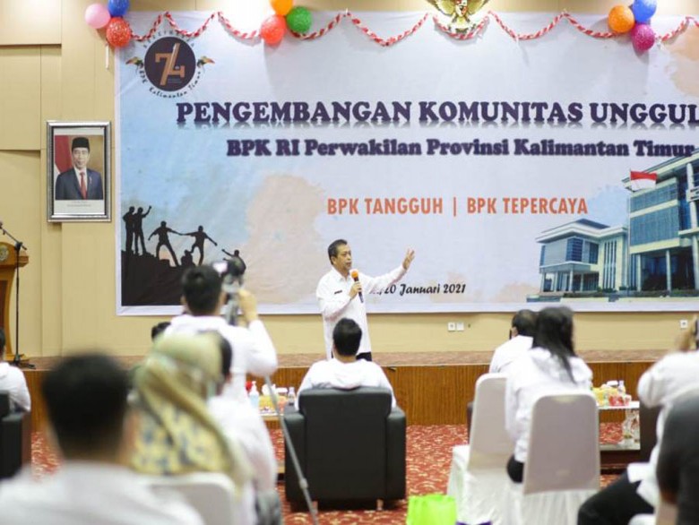 Wagub Berikan Motivasi Kepada Pegawai BPK , Hadi: Bekerja Harus Punya Tujuan