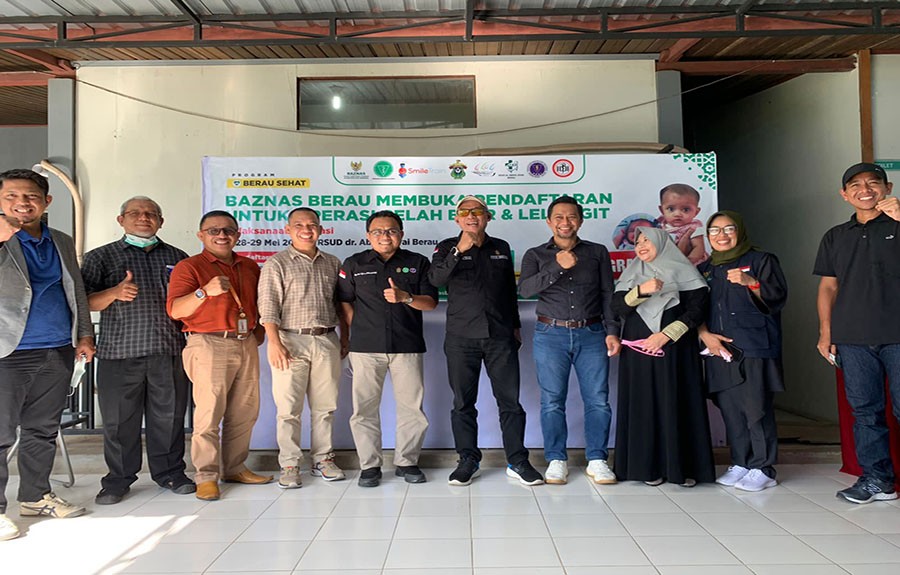 Baznas Bersama RSUD dr. Abdul Rivai Adakan Operasi Bibir Sumbing
