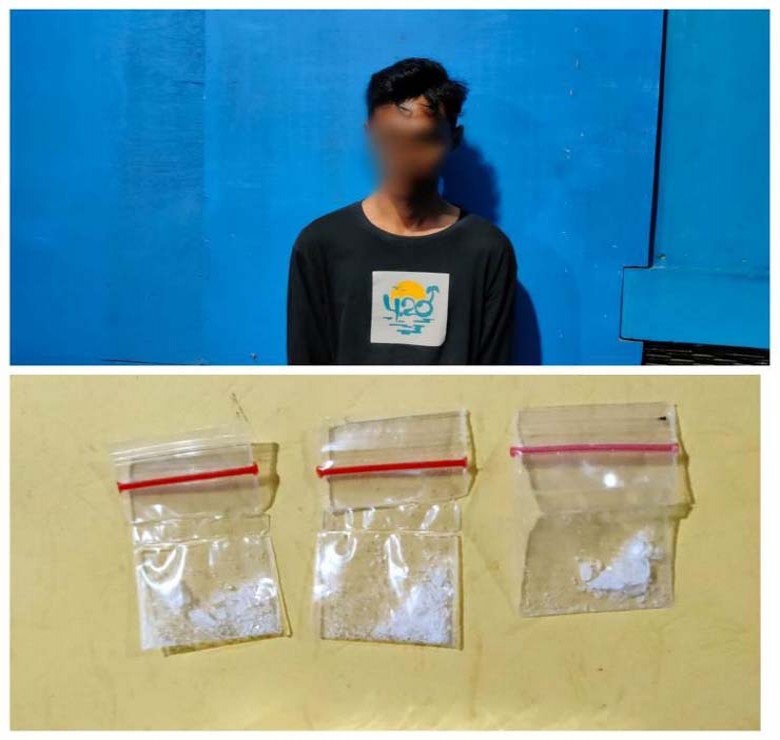 Polisi Tangkap Terduga Pengedar Narkoba di Tenggarong Seberang
