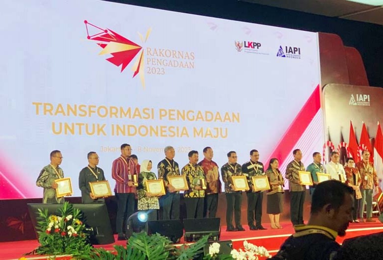 Pemkab Berau Raih Penghargaan Tiga Nasional Anugerah Pengadaan 2023