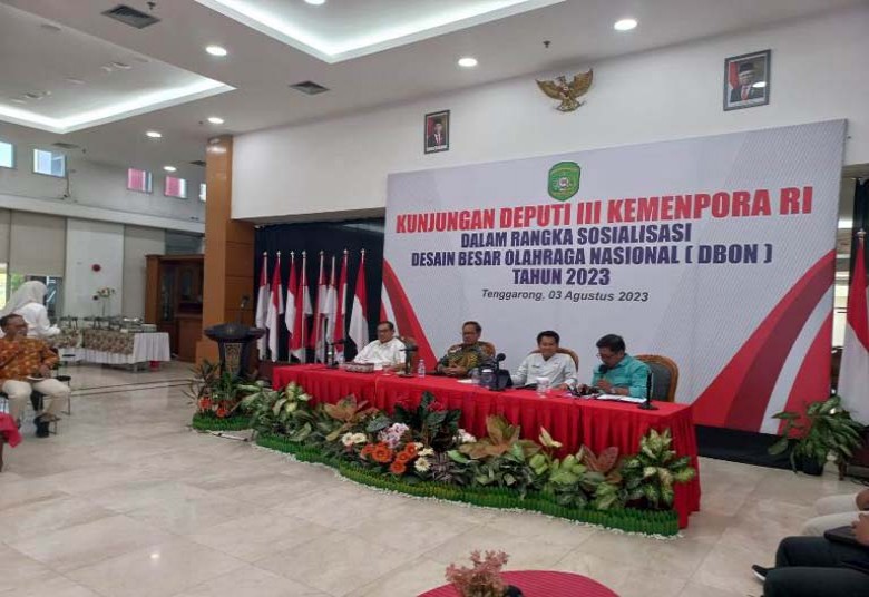 Deputi III Kemenpora Lakukan Sosialisasi DBON di Kukar