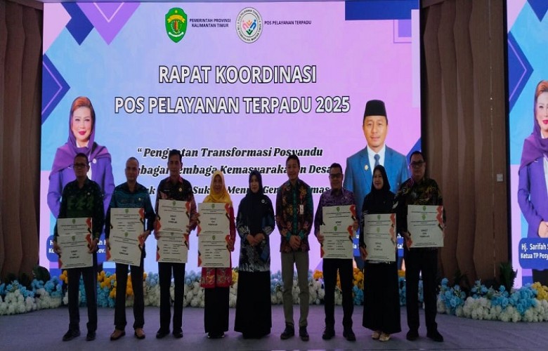 Kukar Raih Sejumlah Penghargaan Lomba Posyandu, RT, dan Gotong Royong Tingkat Provinsi