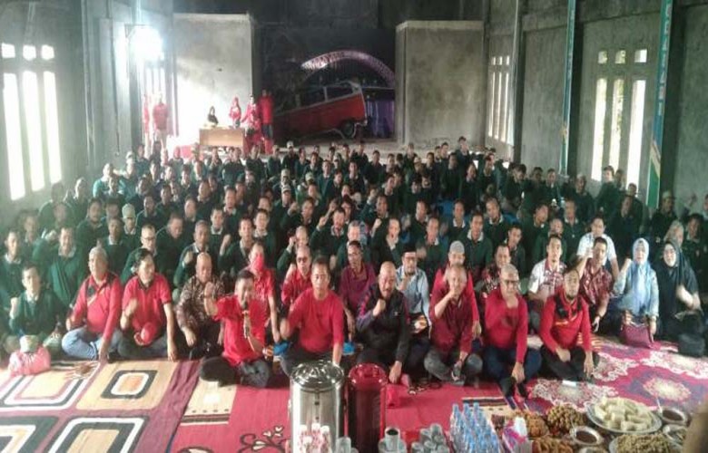 Wakil Ketua DPRD Kaltim Muhammad Samsun Silaturahmi dengan Satlinmas, Tekankan Jaga Kondusifitas