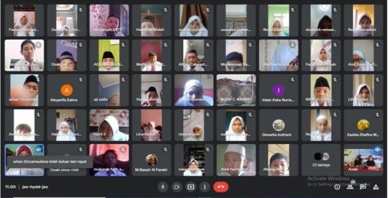 MTs Negeri 1 Kukar Gelar Masatma Online