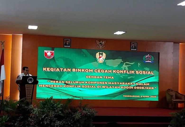 Kegiatan Binkom Cegah Konflik Sosial Kodim 0906 Diapresiasi Pemkab Kukar