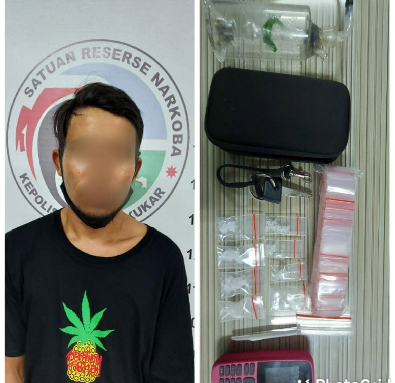 Satreskoba Polres Kukar Tangkap Pengedar Narkoba di Tenggarong