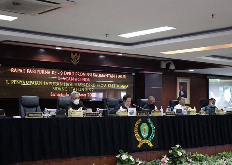Pemprov Kaltim Apresiasi Laporan Hasil Reses DPRD Kaltim
