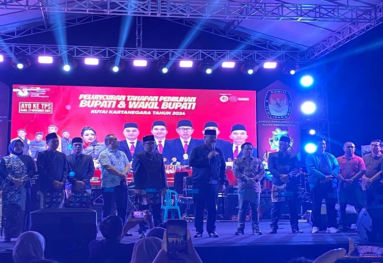 Hadiri Launcing Tahapan Pilkada Kukar 2024, Bupati Beri Pesan ke Masyarakat untuk Gunakan Hak Pilih