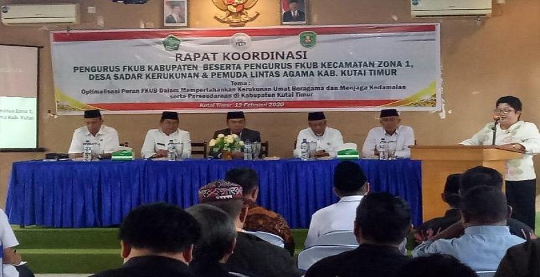 Asisten I Setkab Kutim Buka Rakor FKUB