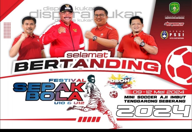 Dispora Kukar Gelar Festival Sepak Bola U10 dan U12