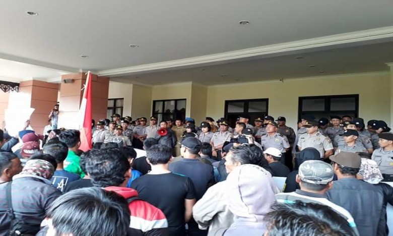 Ribuan Karyawan Kalpataru Kembali Demo Tuntut Pembayaran Gaji