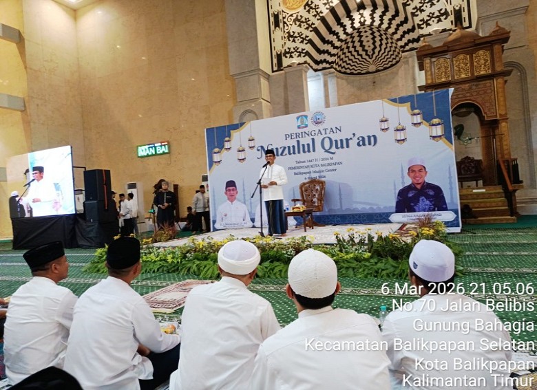 Peringatan Nuzulul Qur’an di Balikpapan, Rahmad Mas’ud Minta Warga Tidak Panic Buying