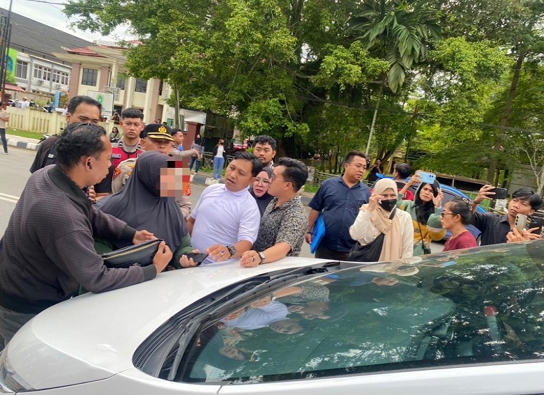 Sidang Putusan Terdakwa Pencabulan Ponpes Tenggarong Seberang Berakhir Ricuh