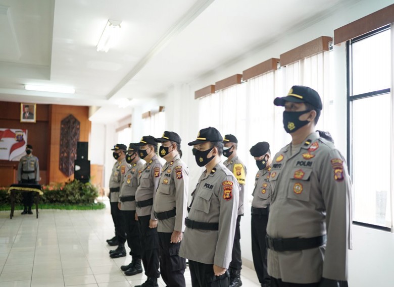 Sejumlah Pejabat Polres Kukar Berganti