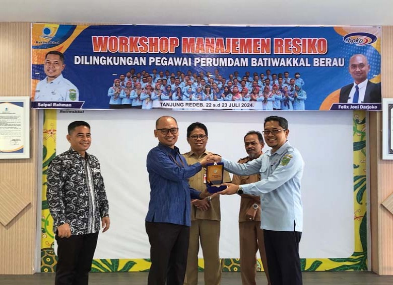 Saipul Rahman Buka Kegiatan Workshop Manajemen Risiko Perumda Batiwakkal Berau