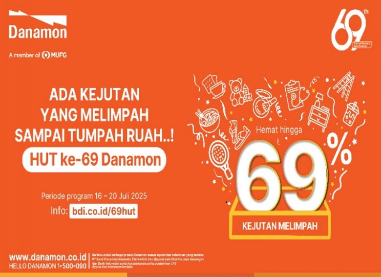 Danamon Rayakan HUT ke-69 dengan Semangat Kolaboratif dan Solusi Finansial Holistik