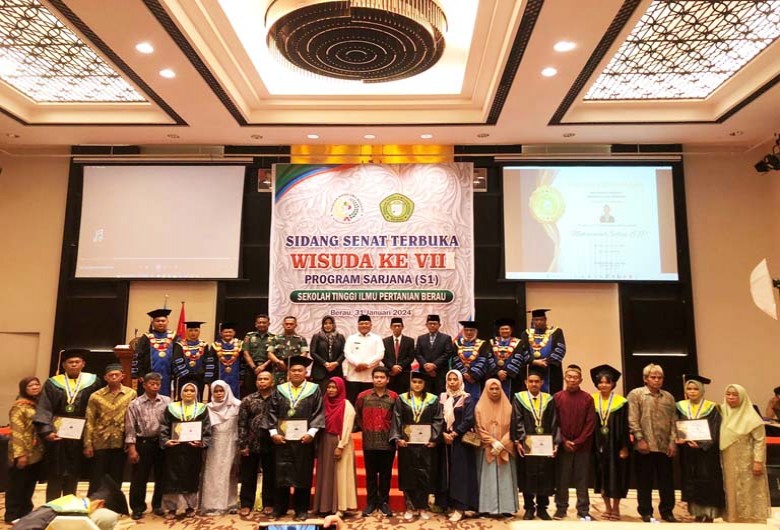 Wisuda STIPER Tanjung Redeb, Wabub Gamalis Ajak Sarjana Pertanian Berkontribusi untuk Kemajuan Kabupaten