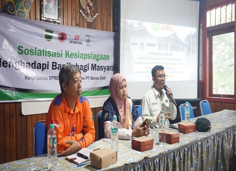 Kolaborasi BPBD Berau-PT Berau Coal Dorong Kesiapsiagaan Bencana Hidrometeorologi