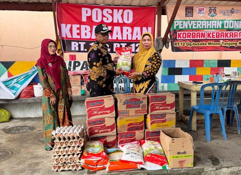 DPP KPPA Berikan Bantuan dan Pendampingan bagi Korban Kebakaran di Kelurahan Gayam