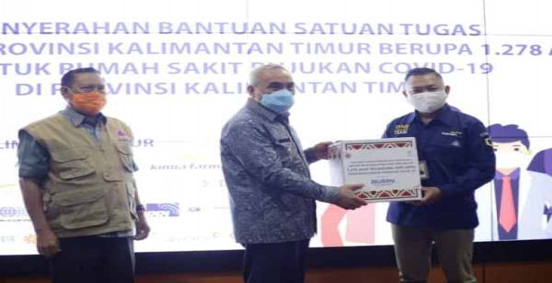 Satgas Bencana BUMN Kaltim Bantu 1.278 APD, Isran: Bentuk Gotong Royong Menghadapi Covid-19