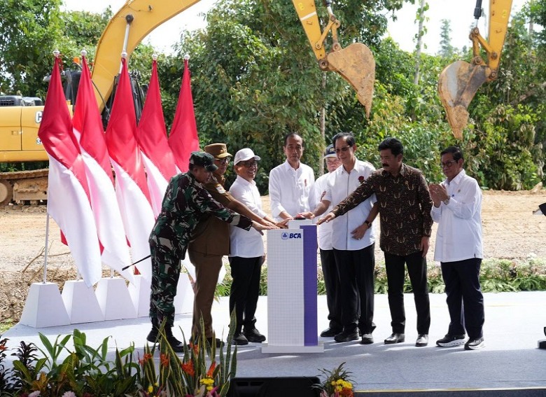Presiden Groundbreaking Proyek Intiland di IKN