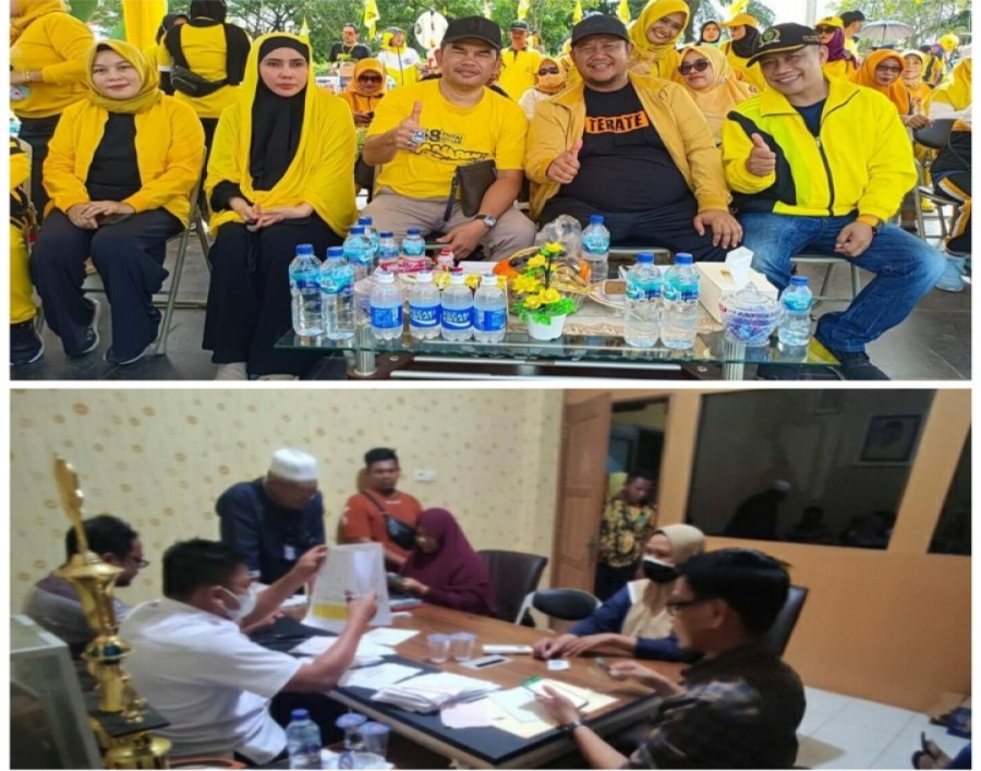 Seluruh Dagangan Pedagang yang Berjualan Saat Jalan Sehat HUT Golkar ke 58 Telah Dibayar DPD Partai Golkar Kukar