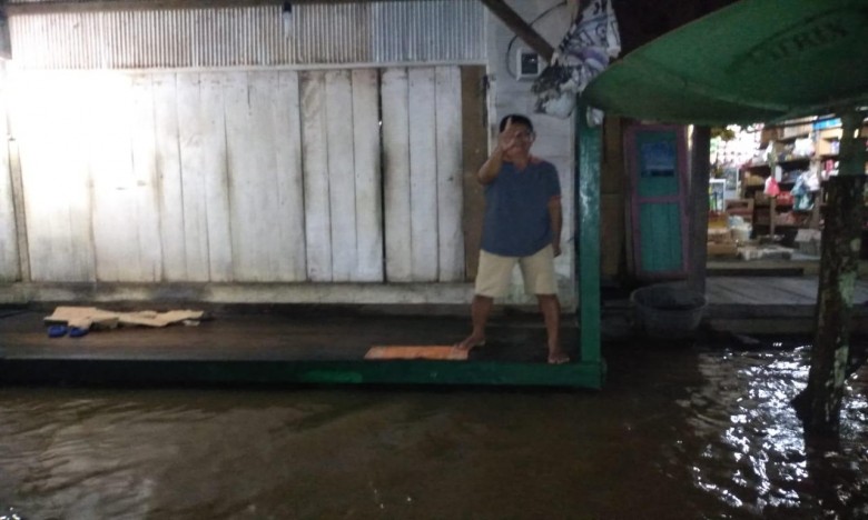 Curah Hujan Tinggi, Kecamatan Tabang Terendam Banjir