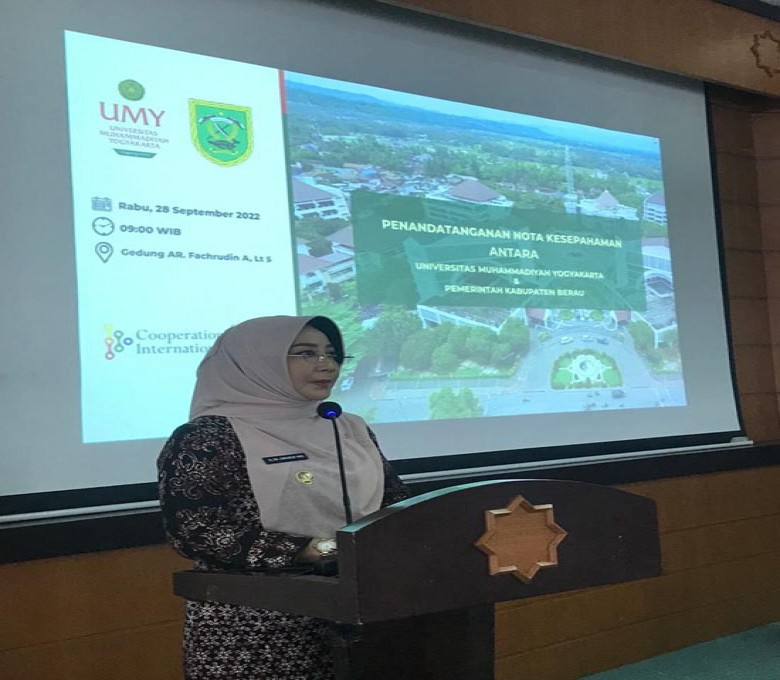 Dukung Peningkatan SDM Berau, Bupati Perpanjang Kerjasama dengan UMY