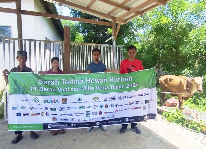 PT Berau Coal dan Mitra Salurkan 232 Ekor Hewan Kurban