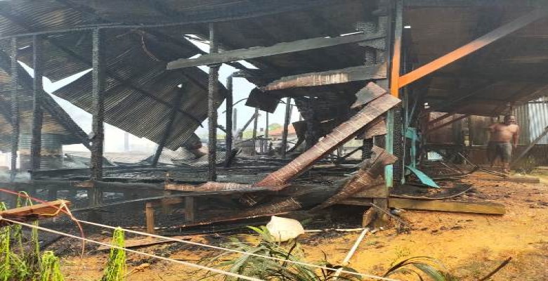 Musibah Kebakaran di Buluq Sen Hanguskan 2 Bangunan