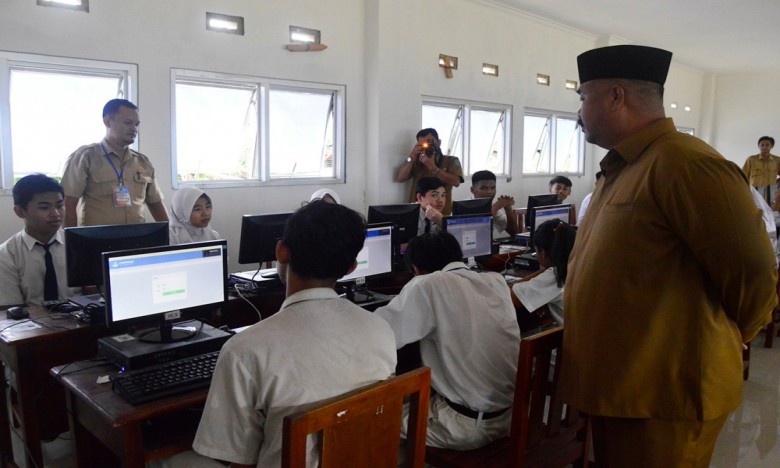 UNBK SMP di Kukar Berjalan Lancar