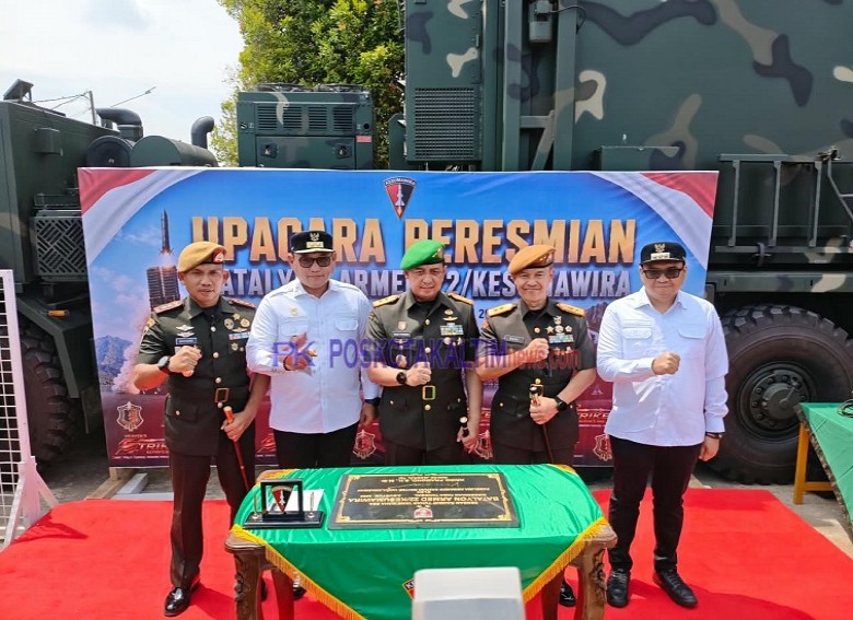 Resmi Berdiri di Kukar, Yonarmed 22/Kesumawira Perkuat Pertahanan Kaltim