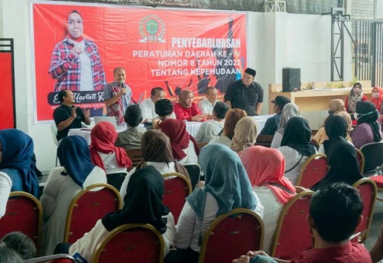 Elly Hartati Lakukan Penyebarluasan Perda Nomor 8/2022 Tentang Kepemudaan
