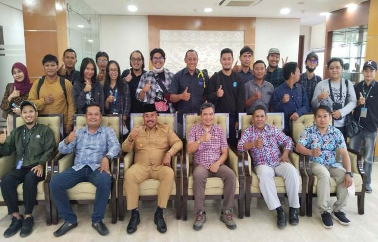 Pengurus PWI Kukar Audiensi dengan Bupati Edi Damansyah