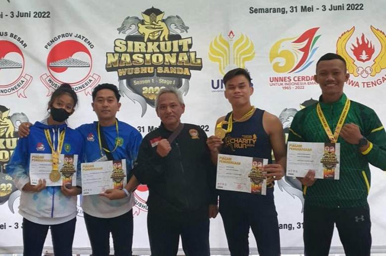 Wushu Kukar Raih Emas di Kejurnas Open Wushu