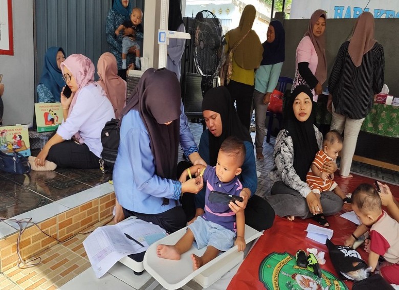 Posyandu Bogenvile I Bukit Biru Pastikan 100 Persen Kehadiran Balita Diwilayahnya, Catat Nol Kasus Gizi Buruk dan Stunting