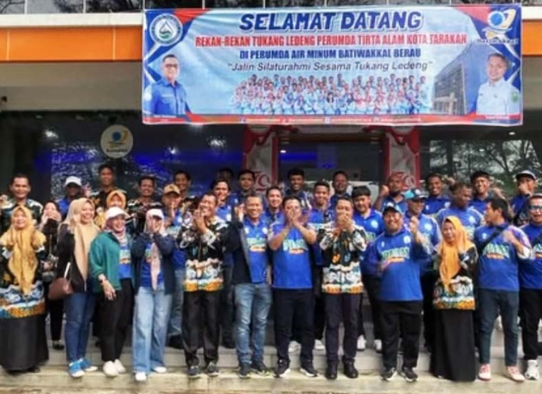 Jalin Sinergitas Perumda Tira Alam Kota Tarakan Menyambangi Perumdam Batiwakkal