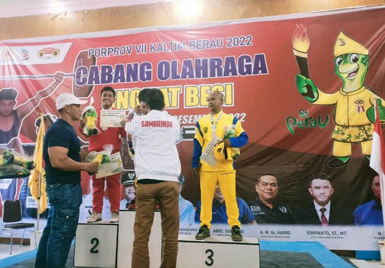 Samarinda Borong 18 Medali di Cabor Angkat Besi