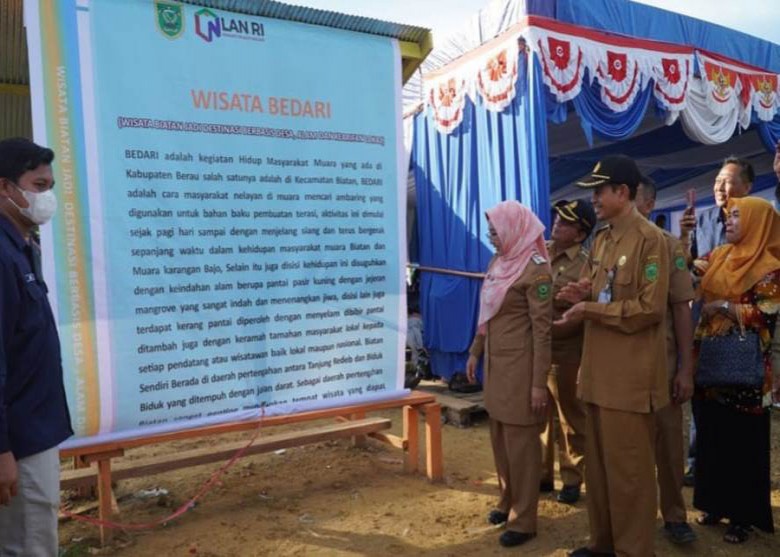 HUT ke 58 Kampung Biatan Lempake, Bupati Launching Wisata Bedari
