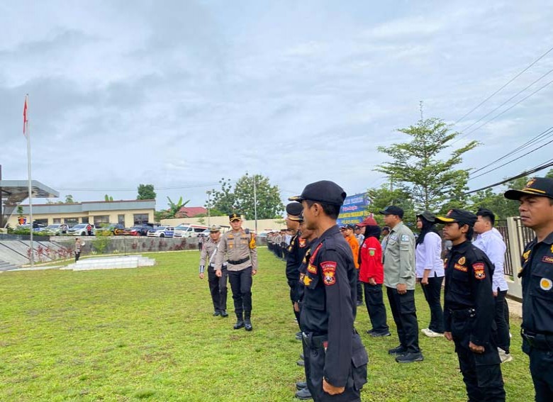 Polres Berau Gelar Apel Pasukan Operasi Keselamatan Mahakam 2025